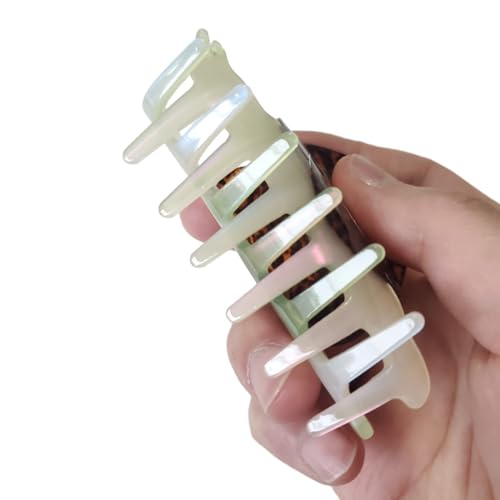 Snail Hair Clip,Acetate Claw Clips,Hair Clips for Women,Green