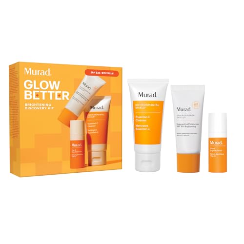 Murad Brighten Trial Kit ? Vitamin C Skincare Set for Brighten & Even Tone - Travel-Friendly Kit for Radiant, Even-Toned Skin