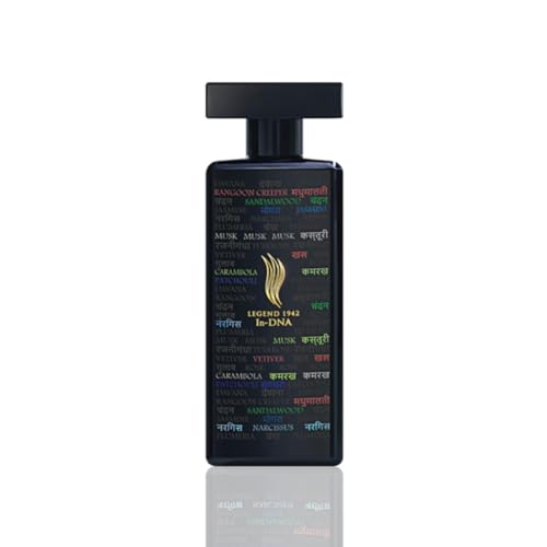 Long Lasting Luxury Perfumes | In-Dna Black 100Ml | Branded Perfume For Men & Women | Cologne - Floral Fragrance | Everyday Essentials - Gifts | Hand Crafted by Amitabh Bachchan