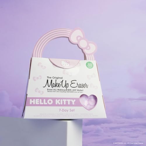 The Original MakeUp Eraser, 7-Day Set, Erase All Makeup With Just Water, Including Waterproof Mascara, Eyeliner, Foundation, Lipstick, Sunscreen, and More!, 7ct.