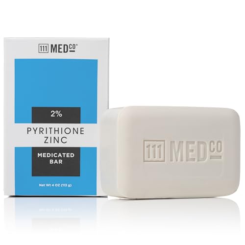 111MedCo 2% PYRITHIONE ZINC Medicated 4oz. Skin Cleansing Soap Bar