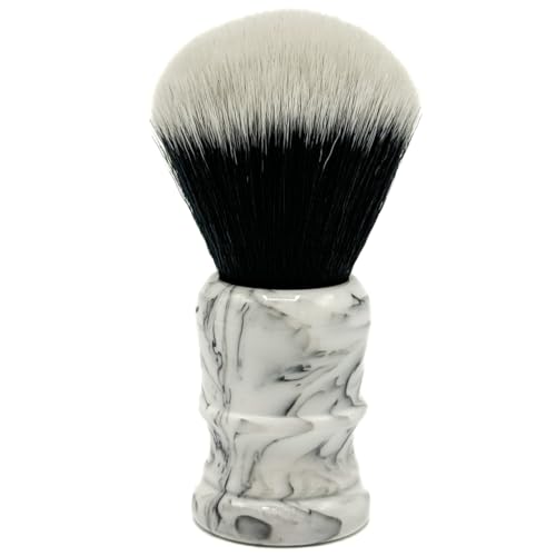 Parker Arctic Storm Ultra-Soft Synthetic Shaving Brush with Stand ? 26?mm Tuxedo Knot for Rich Lather and Luxurious Everyday Shaving