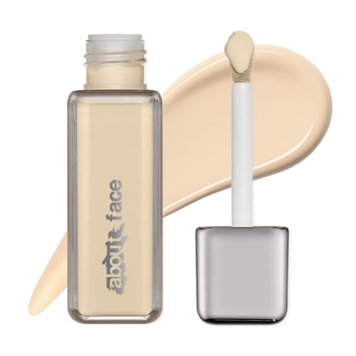 about-face THE PERFORMER Skin-Focused Foundation F2Olive ? Medium Coverage, Long-Wear, Breathable & Buildable Base ? Clean, Vegan, Hydrating Formula with Blue Agave & Chlorella ? 1.08oz
