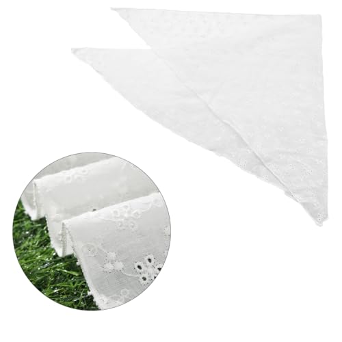 White Bandana Headband for Women Simplicity Head Scarf for Girls Cute Adjustable Bandanas for Women