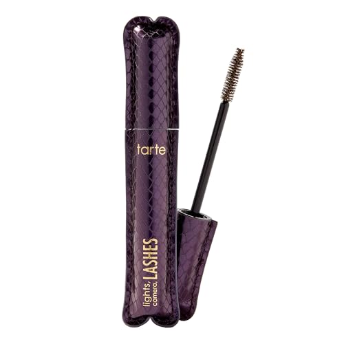 tarte lights, camera, lashes 4-in-1 mascara ? Volume, Length, Curl & Conditioning for Fuller Looking Lashes, Smudge-Proof, Flake-Free, Longwear, Vegan & Cruelty Free