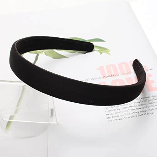 Cuizhiyu Solid Simple Headbands for Women 0.7inch Plain Soft Cloth Head Band No Slip Fashion Girls Pink Hair Bands Cute Hair Hoops hair Accessories Pack of 6¡¦
