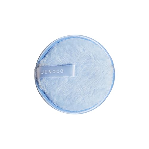 JUNO & Co. Reusable Makeup Remover Pad, Washable Face Cleansing Pad Blue