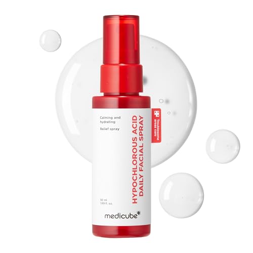 medicube Power Soothing Spray | Hypochlorous Acid Spray For All Skin Types, Delicate Skin | Daily Skin Solution & Post-Sun Care | HOCI Facial Mist for Soothing & Calming | Korean Skincare | 1.69 fl.oz