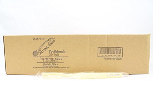 Disposable 30 Tuft Individually Wrapped Toothbrushes -Case of 144 - Dawnmist
