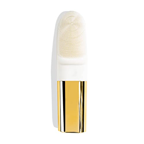 DARCASE CRIST?L ? A Luxury Facial Cleansing Brush. Dual Function - Deep Cleansing with Silicone Bristles & Heated Eye Massage