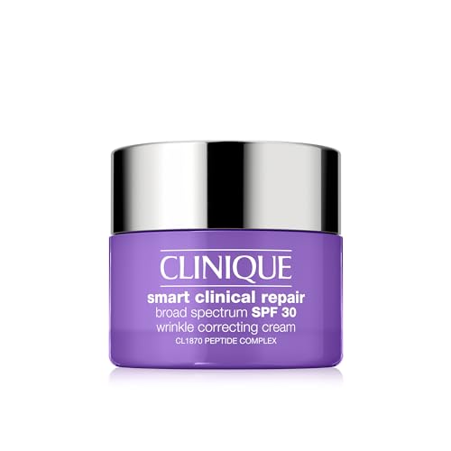 Clinique Smart Clinical Repair Broad Spectrum SPF 30 Wrinkle Correcting Cream with Peptides, Hyaluronic Acid + Glycerin | Protecting + Repairing