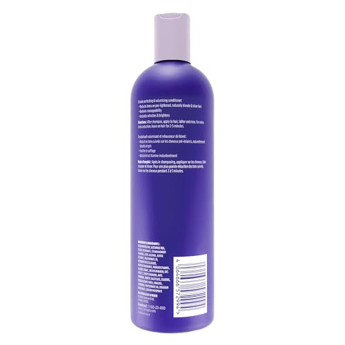 Clairol Professional Shimmer Lights Purple Conditioner | Neutralizes Brass & Yellow Tones | For Blonde, Silver, Gray & Highlighted Hair