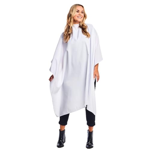 Betty Dain Lightweight Nylon Hair Cutting/Styling Cape, Water Resistant, Machine Washable, Snap Closure, 54 x 60 inch