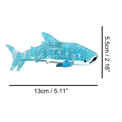 Cyan Shark Claw Clip,Acetate Hair Clip,Small Hair Clips for Women