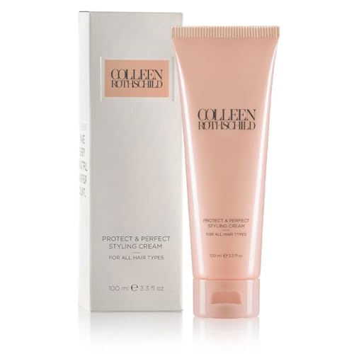 COLLEEN ROTHSCHILD Protect & Perfect Styling Cream | Leave-in Treatment for Shine, Body & Movement | With Argan & Moringa Oil (3.3 fl oz)