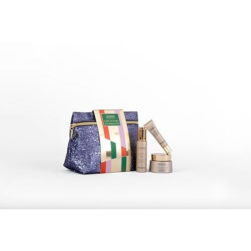 AHAVA Glow & Behold Trio ? Includes Osmoter Concentrate Illuminating Eye Serum 15ml, Crystal Osmoter x6 Serum 30ml & Smoothing Cream 50ml ? Hydrating, Radiance-Boosting Skincare Set