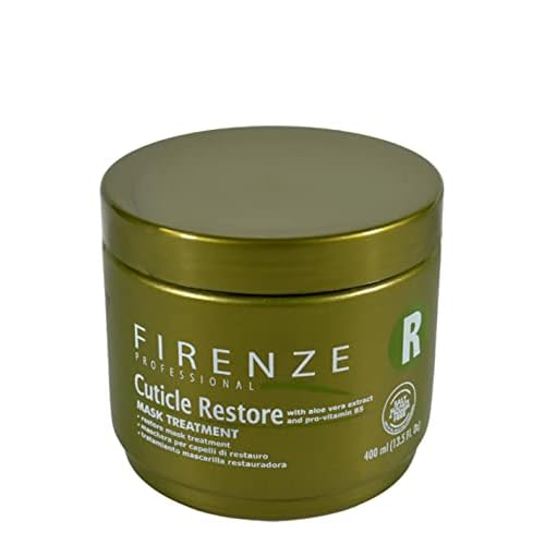 Firenze Professional Cuticle Restore Mask Treatment (salt sulfate & paraben free) 13.5 oz with Free Red Gift Bag