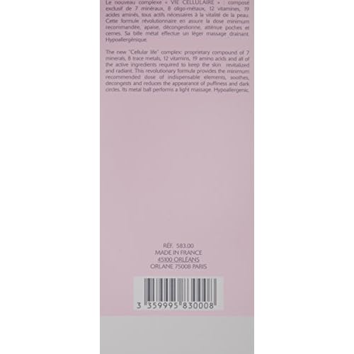 ORLANE PARIS Oligo Vitamin Vitality Radiance Care Eye Contour - Soothing Eye Jelly Treatment with Roll-On Applicator - Dark Circle and Puffiness Eye Cream (15ml)