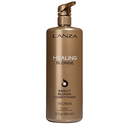 L¡¯ANZA Healing Blonde Bright Conditioner, Formulated for Natural & Decolorized Blonde Hair - Boosts Shine & Brightness while Healing, with Sulfate-free, Paraben-free, Gluten-free Formula