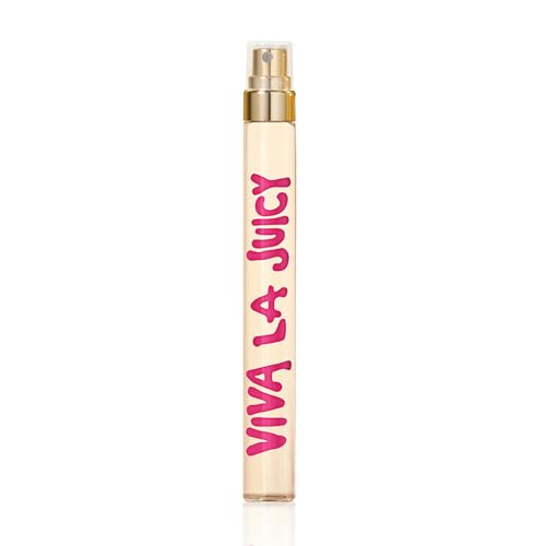 Juicy Couture Viva La Juicy Eau De Parfum Spray Pen, Women's Perfume with Notes of Mandarin, Gardenia & Caramel, Floral & Sweet, EDP Travel Size, 0.33 fl oz