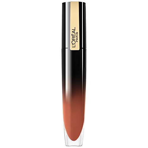 L'Oreal Paris Brilliant Signature Shiny Lip Stain Lipstick, Be Independent,0.21 Fl Oz.