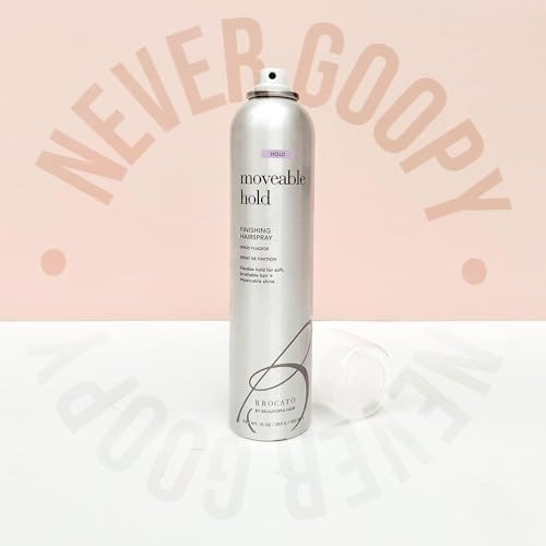 Brocato Moveable Hold Finishing Hairspray (50% VOC), 3 Pack, 10oz | Exceptional Control and Brilliant Finish | For All Hair Styles