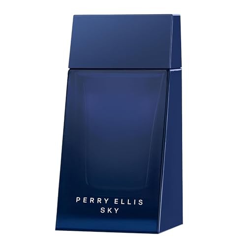 Perry Ellis Sky Eau De Toilette Spray for Men - Mens Cologne, Long Lasting Perfume, EDT, Fragrance with Notes of Bergamot, Lime & Cedarwood - 3.4 fl oz (100 mL)
