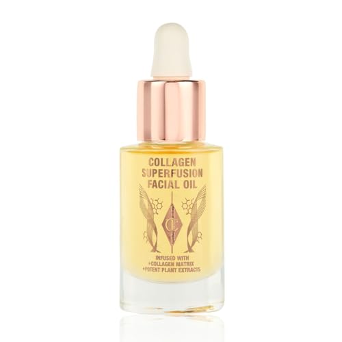 Charlotte Tilbury Collagen Superfusion Face Oil - Skin-Nourishing Collagen Facial Oil for a Glowing, Plump & Healthier-Looking Complexion - Enriched with Essential & Superfood Oils