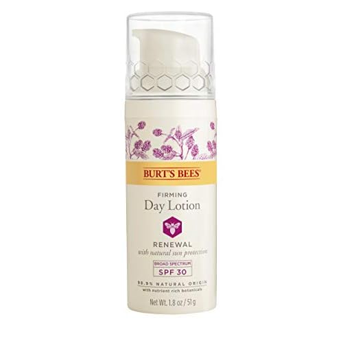 Burt's Bees Renewal Day Lotion SPF 30, Firming Face Lotion, 1.8 Ounces