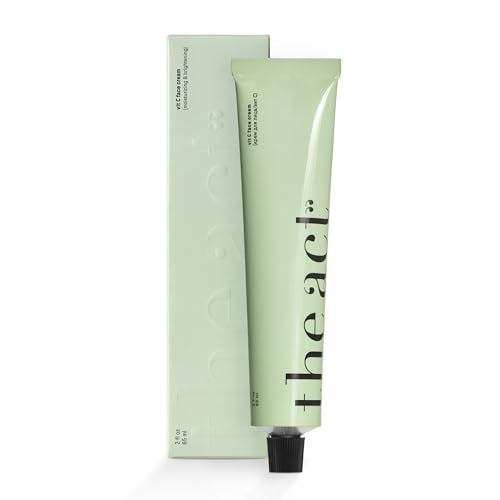 The Act Vitamin C Face Moisturizer Cream for Men and Women - Brightening & Hydrating | Anti-Aging Day Cream with Ceramides & Antioxidants for All Skin Types | Lightweight, Non-Greasy, Vegan 2 Fl Oz