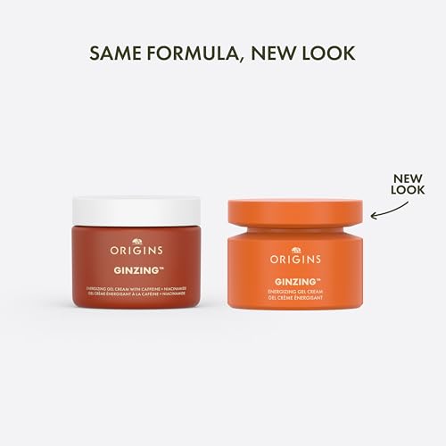 Origins GinZing Energizing Gel Cream | Face Moisturizer for Radiance and Glow | With Vitamin C, Niacinamide, Ginseng, and Caffeine