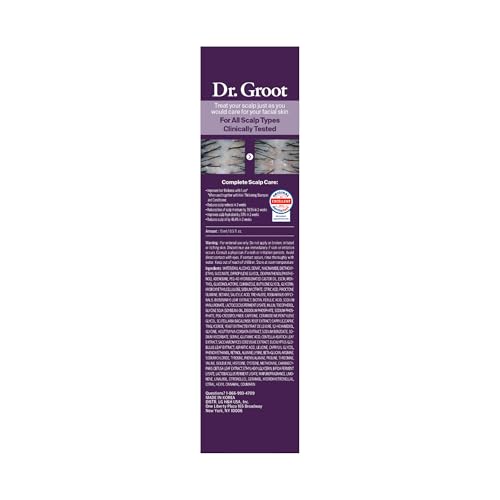 Dr. Groot Award-Winning Hair Thickening Serum for Hair Loss, Thinning Hair, Korean Hair Care, Scalp Treatment, Clinically Tested, Thicker Hair, Reduces Oil, Roll On