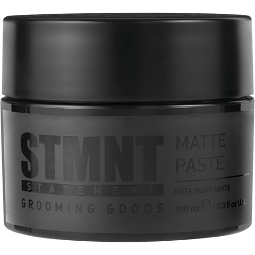 STMNT Grooming Goods Matte Paste 3.38 oz | All Day Strong Hold & High Volume | Hair Clay Paste For Men | Non-Greasy Formula | Texture Paste for Hair | Ideal for Dry & Damp Hair | Mens Hair Styling