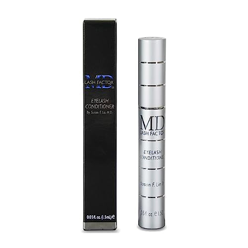 MD Lash Factor Eyelash Conditioner ? 0.05 fl oz Trial Size ? Lash Growth Serum with Biotin and Peptides, Ideal for First-Time Users