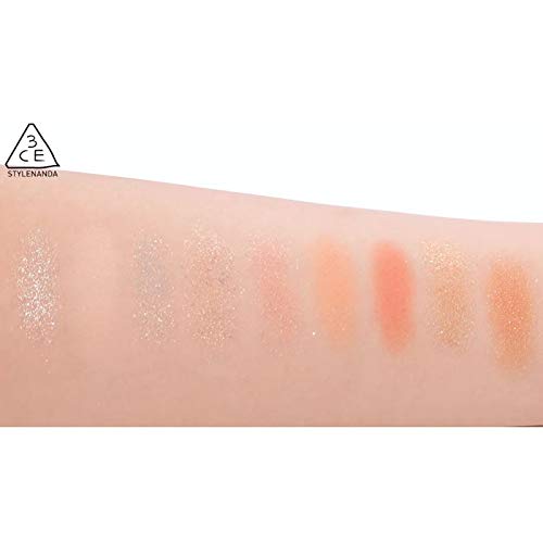 3CE Multi Eye Color Palette Clear #Shot Again 9Colors Peal Glow Eye Shadow Staylenanda
