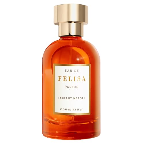 Radiant Neroli Eau de Parfum (3.4 fl oz) ? Long-Lasting Vegan Citrus Perfume, Fresh & Elegant Scent with Brazilian Neroli, Lemon & Amber