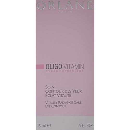 ORLANE PARIS Oligo Vitamin Vitality Radiance Care Eye Contour - Soothing Eye Jelly Treatment with Roll-On Applicator - Dark Circle and Puffiness Eye Cream (15ml)