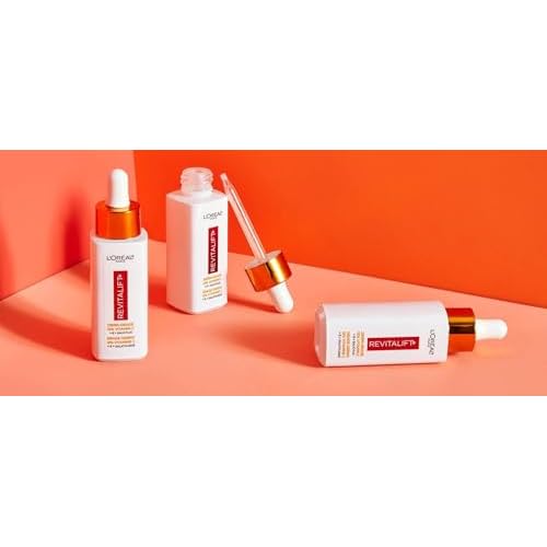 L'Oreal Paris Revitalift Derm Intensives Derm Grade 12% Vitamin C + E + Salicylic Serum, 1.0 Fl. Oz., 0.32 pounds