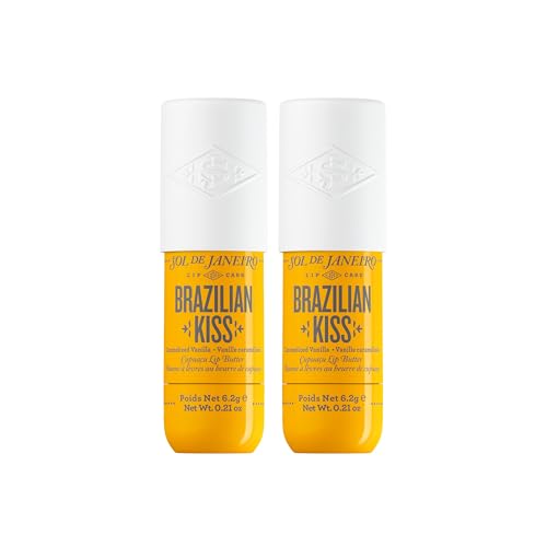 Sol de Janeiro Brazilian Kiss Hydrating Lip Butter Balm | Vanilla Lip Balm | Vegan Formula