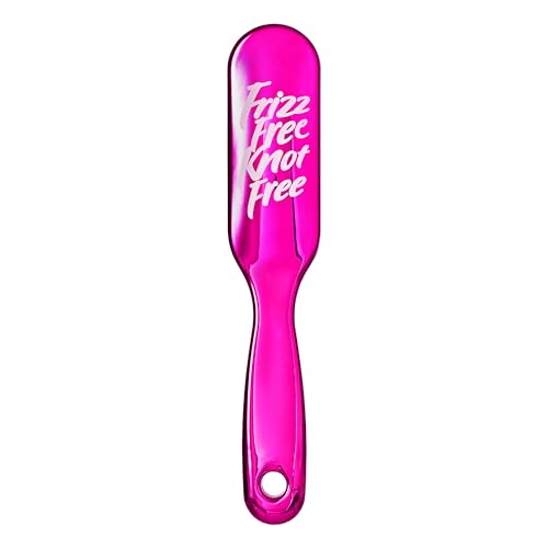 RED by Kiss Anti-Static & Anti-Frizz Wig Brush with Stainless Steel Knot-Free Bristles for Easy Detangling, Smooth Hair & Wigs Without Breakage or Snagging (Mini)