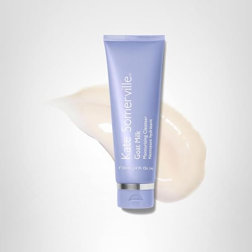 Kate Somerville Goat Milk Moisturizing Cleanser - Gentle Daily Face Wash for Sensitive Skin, Relieves Dry Skin & Tightness, 4 Fl Oz