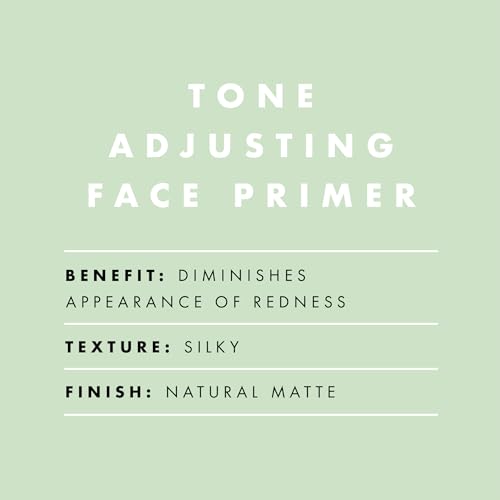 e.l.f. Tone Adjusting Face Primer, Makeup Primer For Neutralizing Uneven Skin Tones & Redness, Grips Makeup To Last, Vegan & Cruelty-free, Large