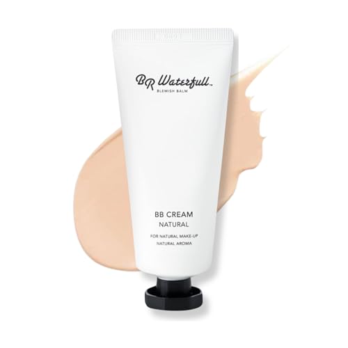 Blemish Balm, Korean BB Cream, Dewy Finish, Moisturizing Medium Flawless Coverage, Natural Skin Tone, Glow & Dewy Makeup, 1.41oz (BB Cream Natural Type)