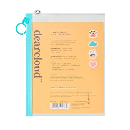 dearcloud Paul Frank Zit Buster Julius Hydrocolloid Blemish Patches, Pimple Patches for Face, Acne Spot Treatment With Niacinamide & Salicylic Acid (36 Count)