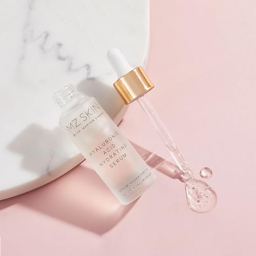 MZ SKIN Hyaluronic Acid Hydrating Serum 1.01 fl oz - Multi-Molecular Complex with Panthenol & Snow Mushroom for Deep Hydration & Anti-Aging to Reduce Wrinkles, All Skin Types, Fragrance Free