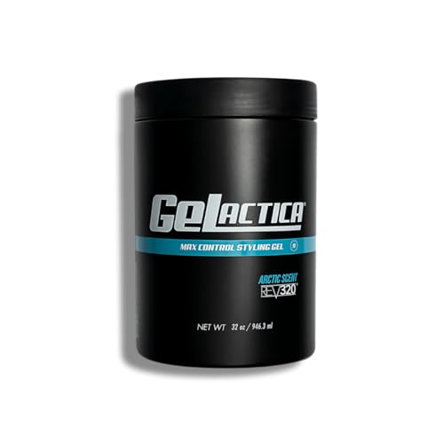 Rev320 Hair Gel for Men ? Alcohol-Free, Strong Hold Styling Gel - Natural Extracts for Long-Lasting Hold and Shine, Slick Back Hair Gel
