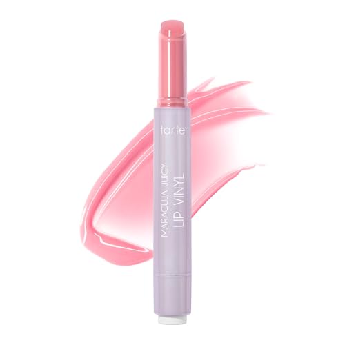 tarte maracuja juicy lip vinyl gloss ? Hydrating & Volumizing Lipgloss Balm with Hyaluronic Acid, Vitamin E to Plump & Moisturize for Radiant, Fuller-Looking Lips, Vegan & Cruelty Free