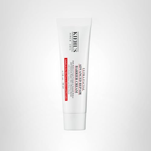 Kiehl's Ultra Facial Advanced Repair Barrier Cream, Intensive Treatment Relieves Dry + Sensitive Skin, Rapidly Reduces Redness and Soothes, Fast-Absorbing Breathable Formula, Paraben-Free - 1.7 fl oz