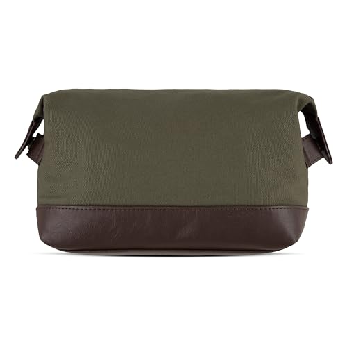 Hurley Men's Small Items Travel Dopp Kit, Olive/Side Snap, O/S