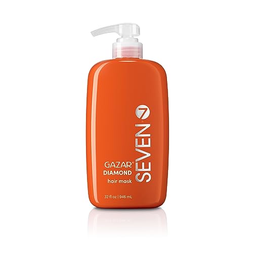 SEVEN Haircare Gazar Diamond Hair Mask Deep Conditioning Treatment for Women & Men, Increase Hydration and Shine with Honey & Green Tea, Sulfate + Paraben Free, Cruelty Free, Made in USA